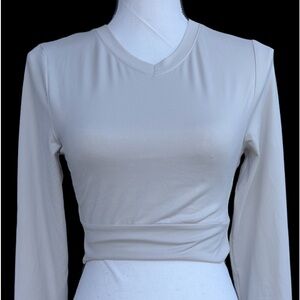 GYMSHARK Women’s S LONG SLEEVE CROP SHIRT Like New